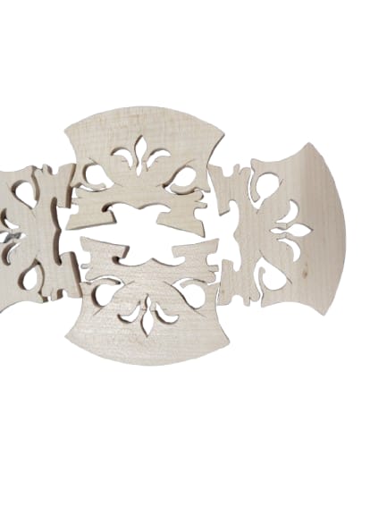 German Model - Violin Bridge Finer Grade Solid Maple Violin Bridge Pre-Cut  Pre-Fitted to Fit Most 44 Violins Crafted by Highly Skilled Experts for Sharper Sound Volume