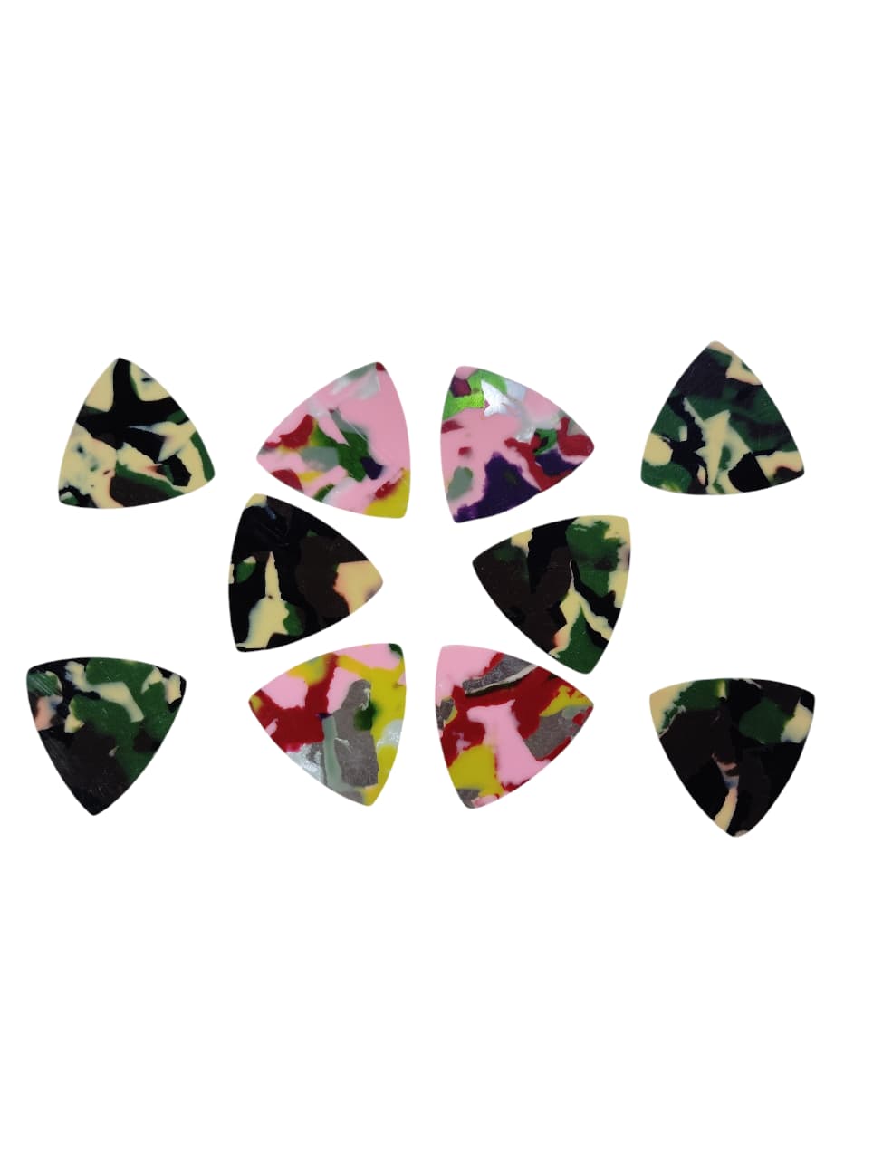 10Pcs PICKS SALULIGHT  Guitar Picks 05mm Compatible with Electric Acoustic Bass Guitar and Ukulele
