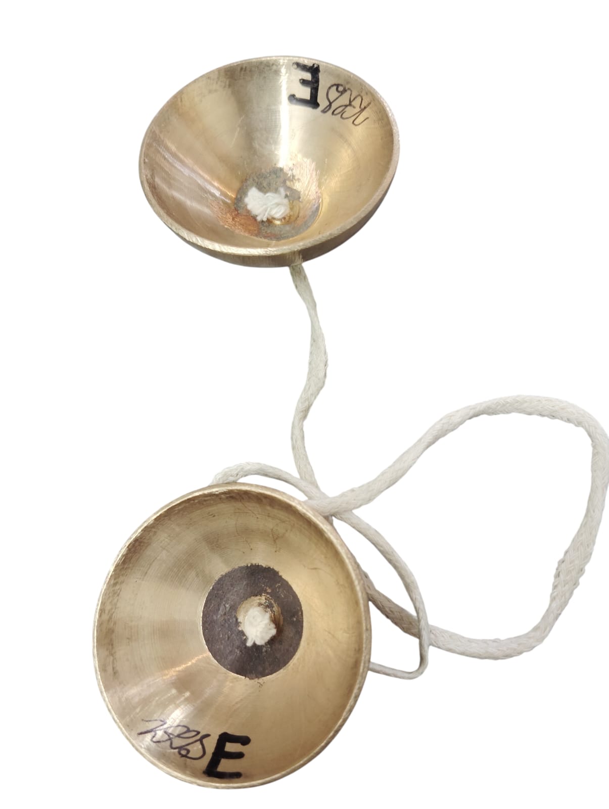 Manjeera Tuned to E Handmade Percussion Instrument - Indian Musical Instrument