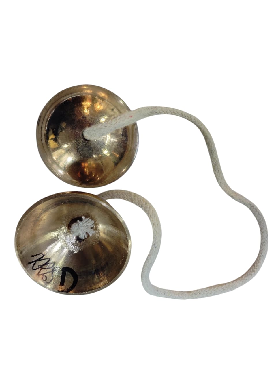 MusicX Manjeera Tuned to D Small Handmade Percussion Instrument - Indian Musical Instrument