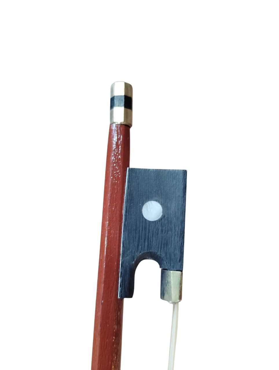 Music Xpert Horse Hair Violin Bow Pro-crafted horse hair violin bow lightweight for long Playing bow variations - Natural 44 Size