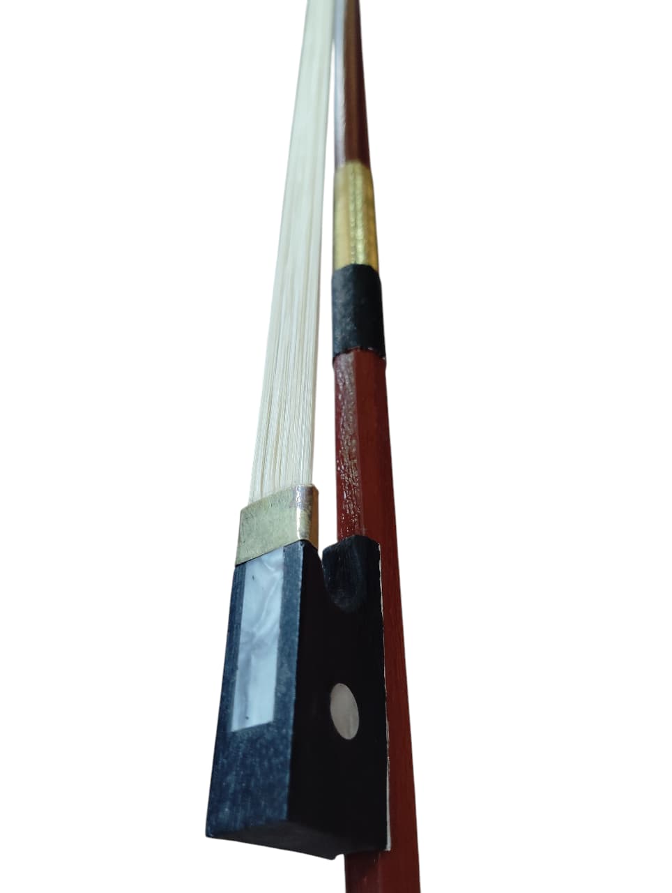 Music Xpert Horse Hair Violin Bow Pro-crafted horse hair violin bow lightweight for long Playing bow variations - Natural 44 Size
