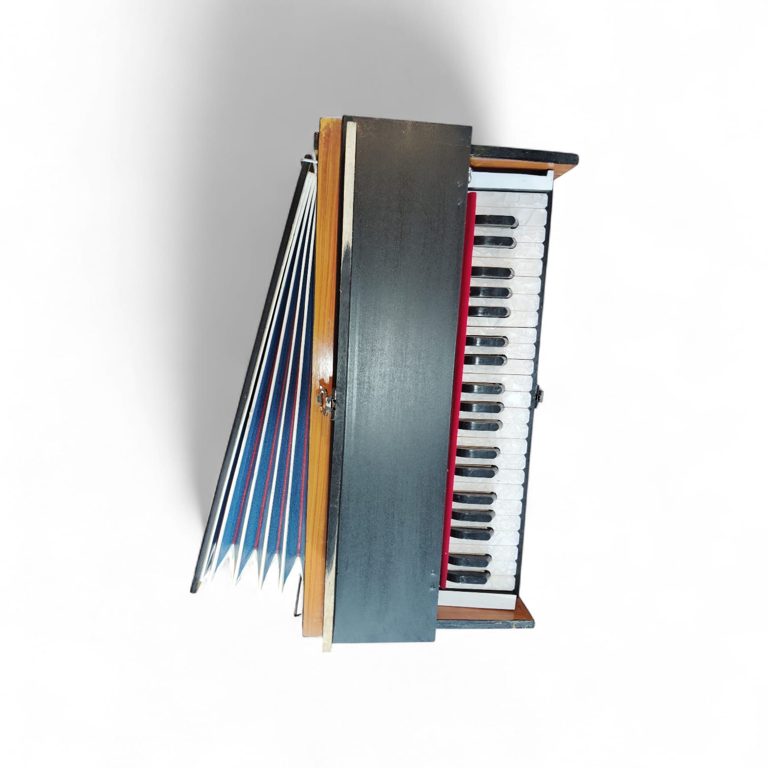Harmonium 9 Stopper Chudidaar Bellow Two Reed Bass Male 35 Octave Coupler Professional Indian Musical Instrument