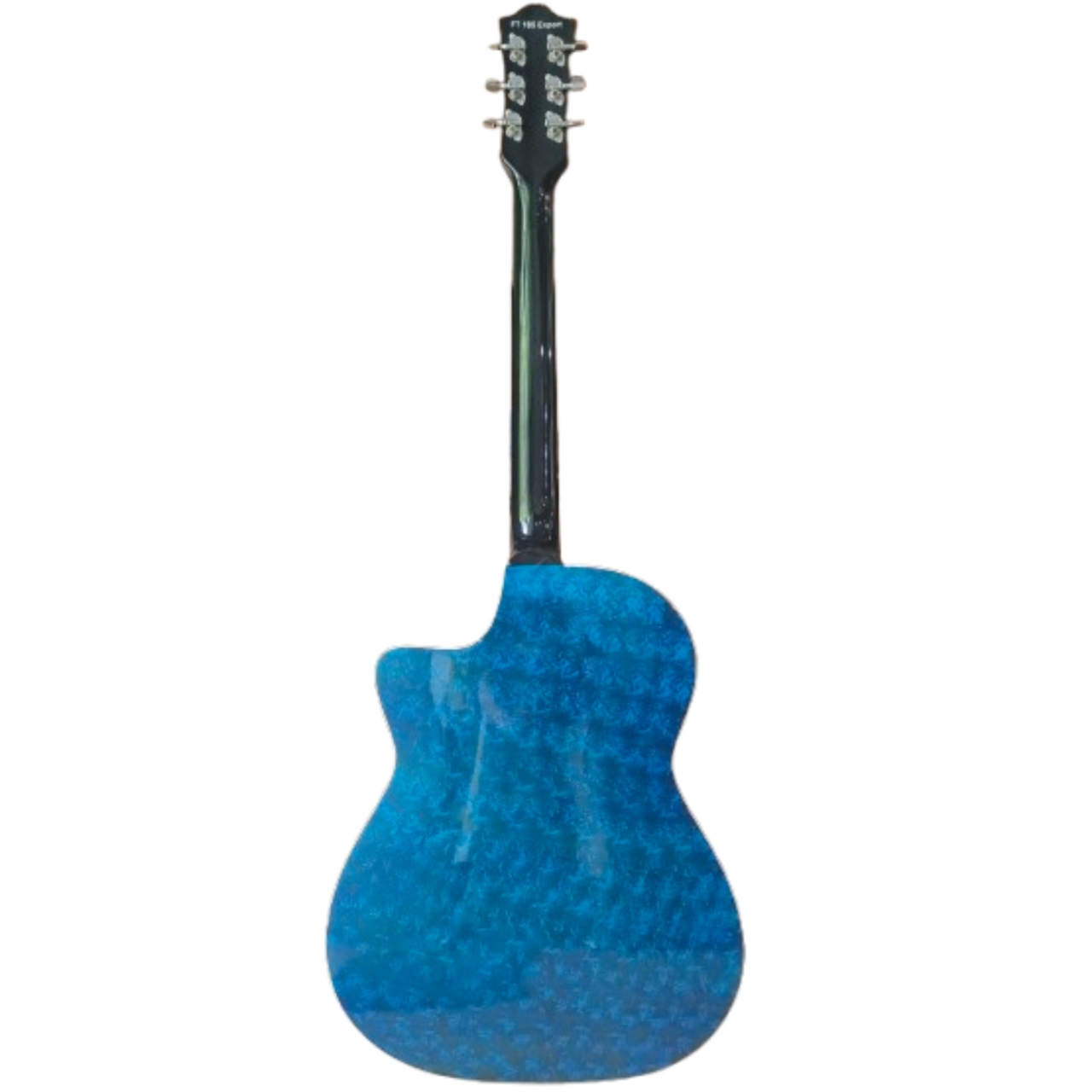 Hobmer 185 Export Semi acoustic Guitar Design 40 Blue Black With Case