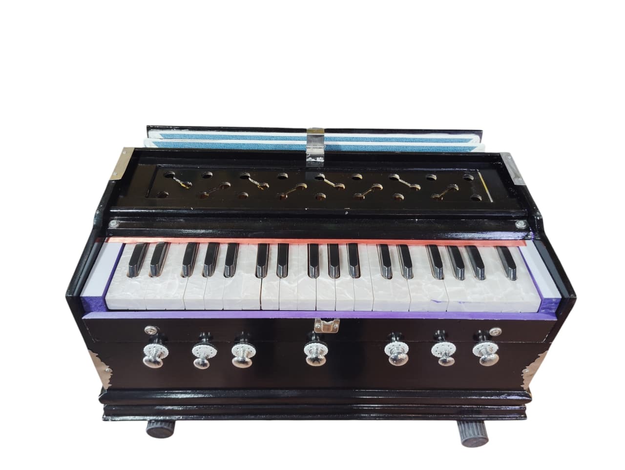Harmonium - 7 Stopper 39 Keys Perfect for Every Octave Ideal Harmonium Musical Instrument for Enthusiasts