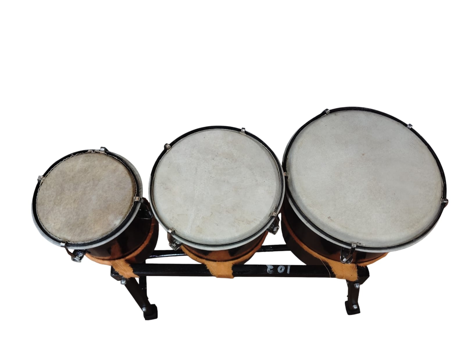 Mini Wooden Congo Set With Stand 3PC