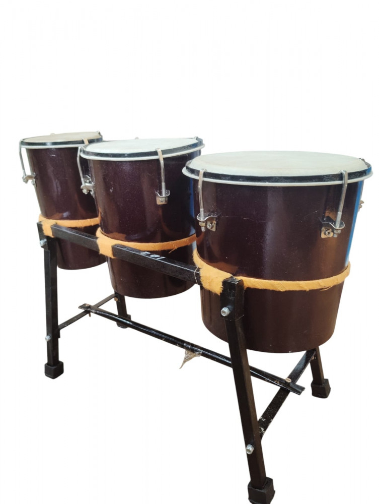 Image of Mini Wooden Congo Set With Stand (3PC)