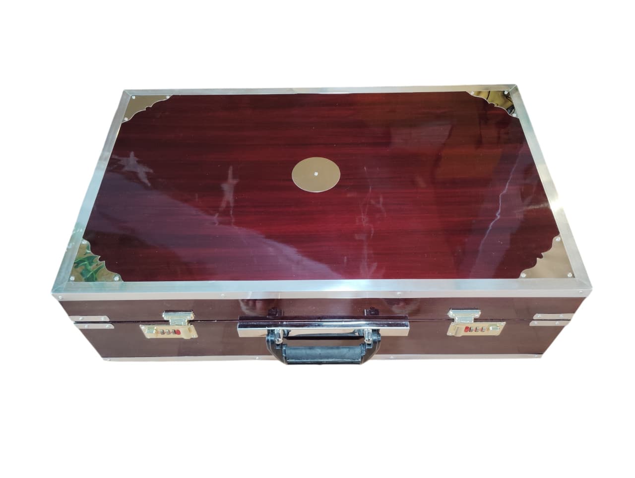 Harmonium 9 Stopper Folding  3 12 Octave Professional Quality Box Harmonium with 2 set of Reeds  Brown 