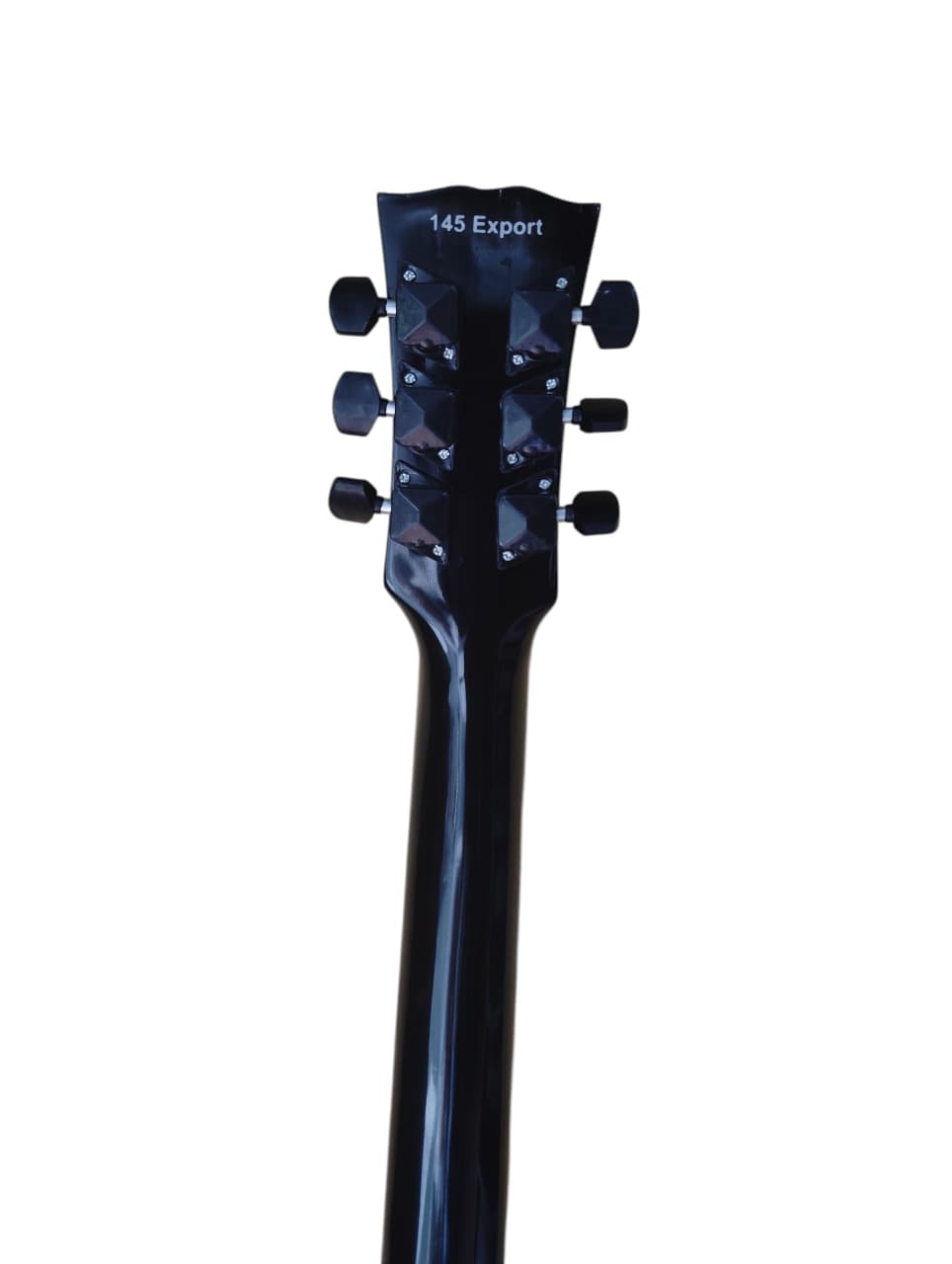 Hobmer 145 Semi-acoustic F-Cut Shape GuitarBlack With Case