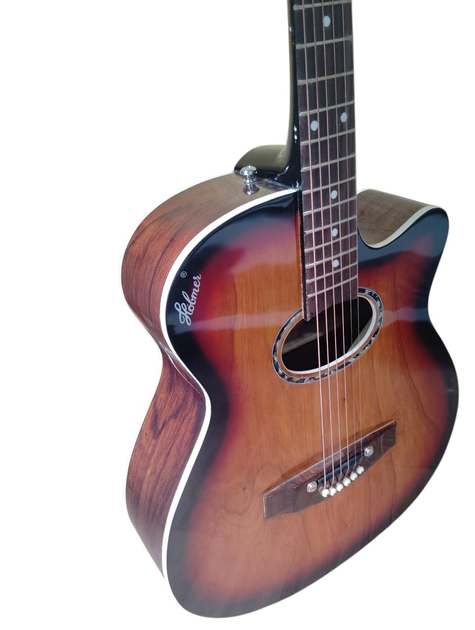 Hobmer 175 F-Cut Semi-acoustic Guitar Sunburst and Black With Case
