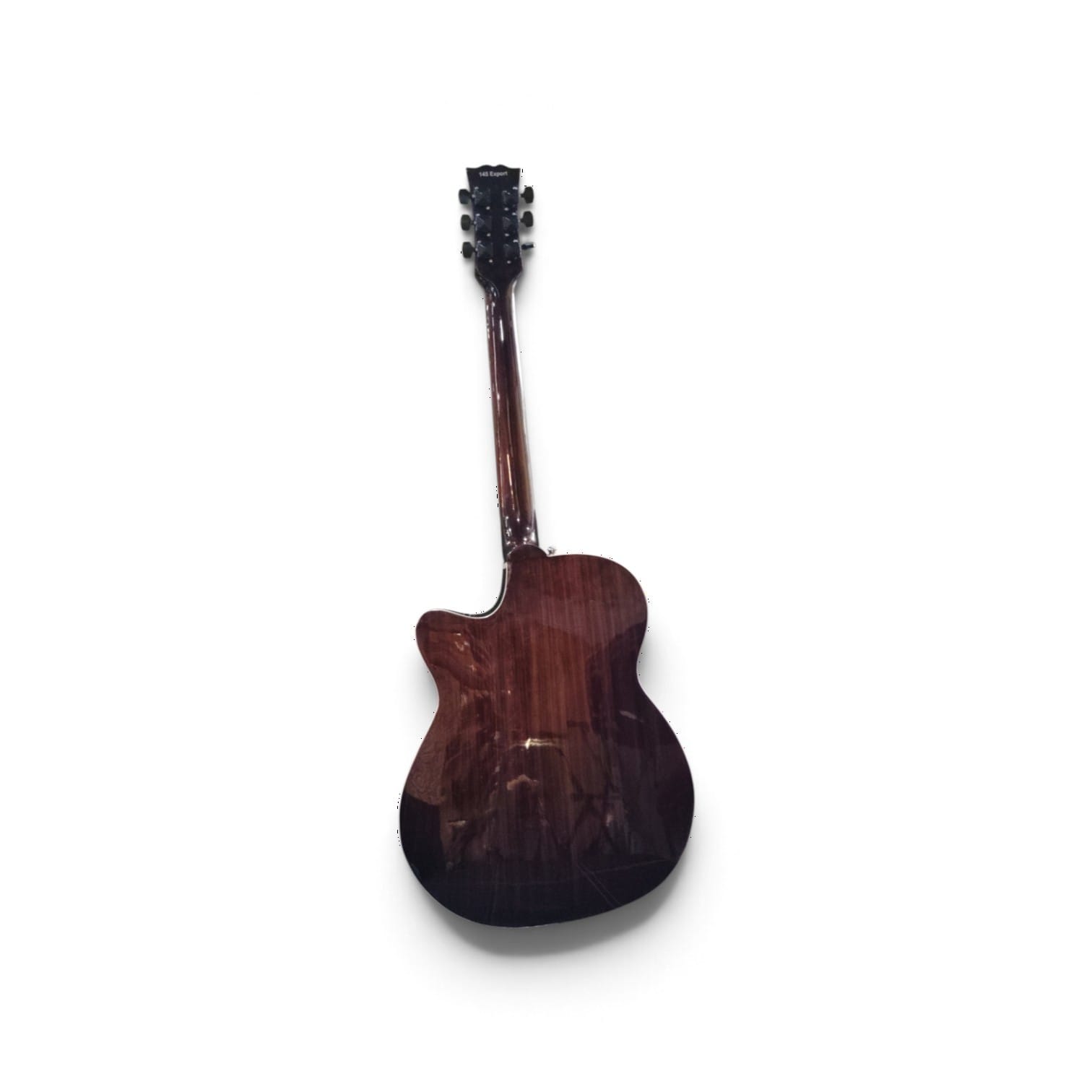 Hobmer 145 Semi-acoustic F-Cut Guitar Sunburst and Black With Case