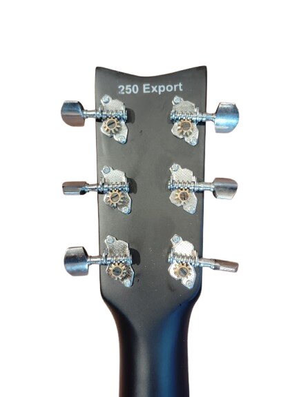 Hobmer 250 Semi acoustic Guitar Design 40 Red and Black With Case