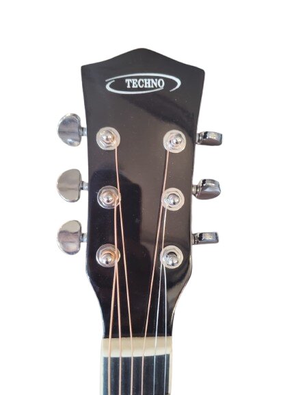 Techno Semi - Acoustic Guitar TMR-234DG with Padded Bag Black