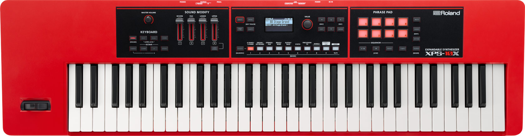 Roland XPS-10X Expandable Synthesizer Red