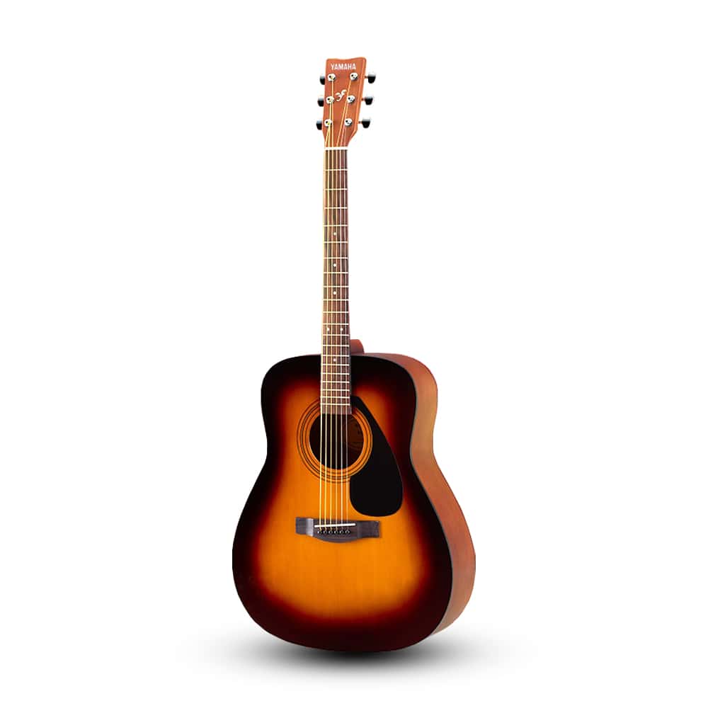 Yamaha F280 Acoustic Guitar TBSTobacco Sun Burst with Padded Bag Belt Plectrums and String Combo Pack