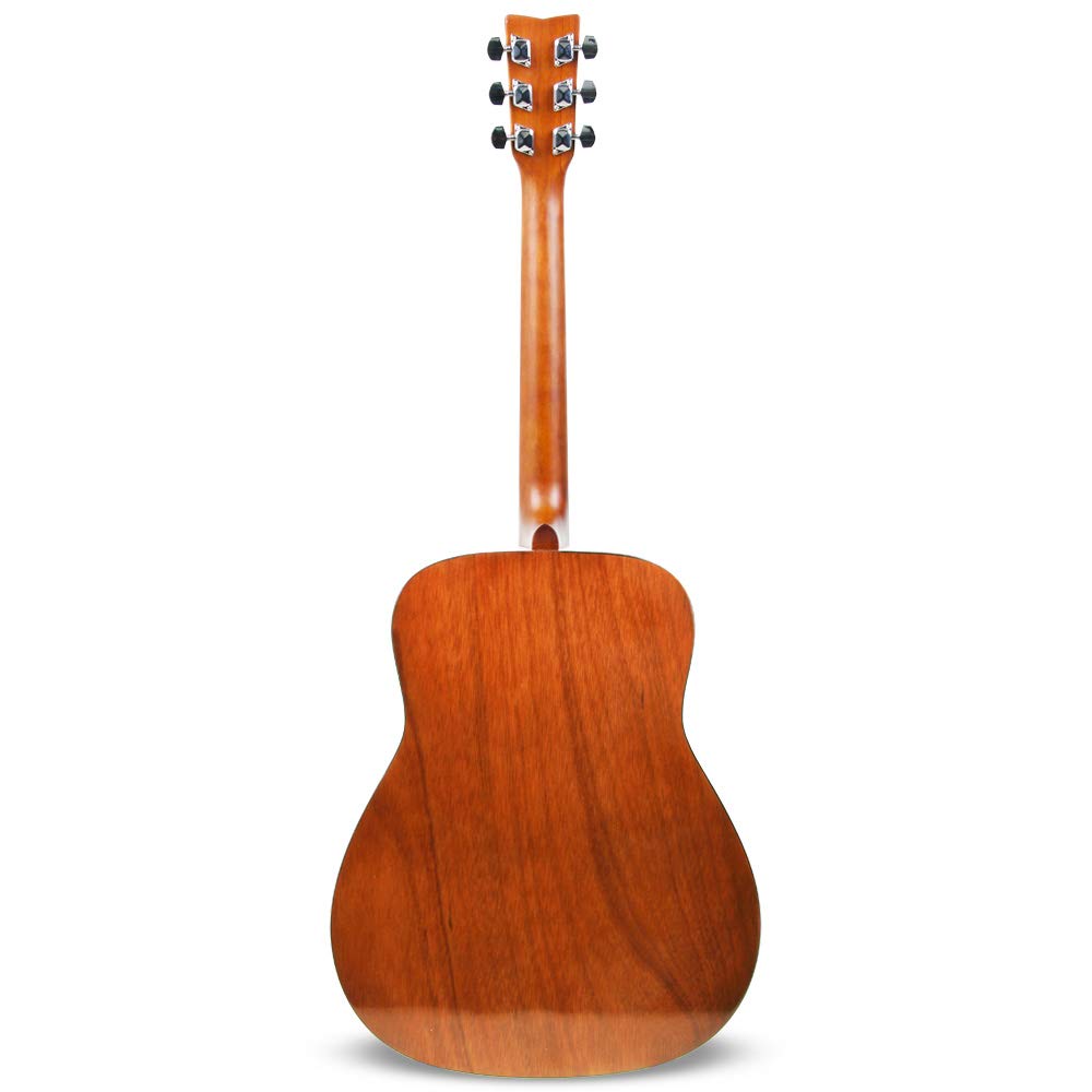 Yamaha F310 6-Strings Acoustic Guitar Natural With Padded Bag Belt String Set and Plectrums