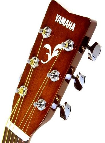 Yamaha F310 6-Strings Acoustic Guitar Natural With Padded Bag Belt String Set and Plectrums