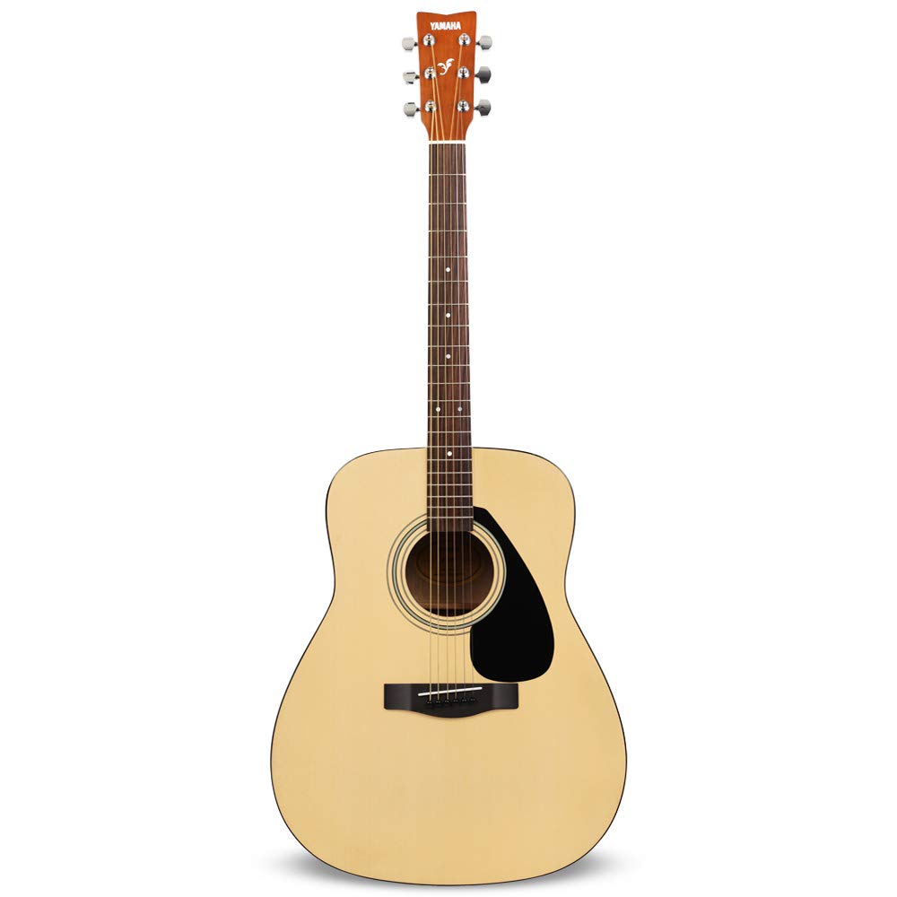 Yamaha F310 6-Strings Acoustic Guitar Natural With Padded Bag Belt String Set and Plectrums