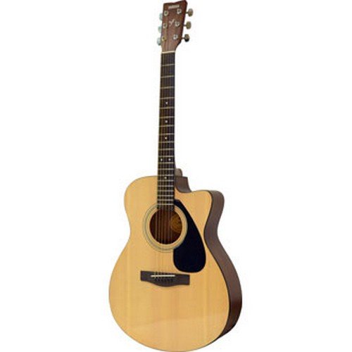 Yamaha FS100C Acoustic Guitars Natural With Padded Bag Belt String and Picks - Combo Pack