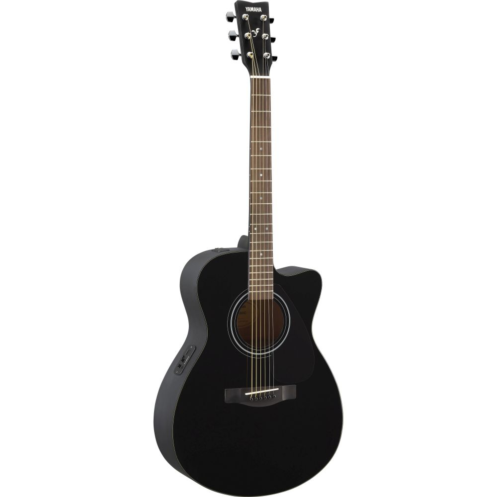Yamaha FSX80C Black with Padded Bag String Belt Plectrum Combo Pack