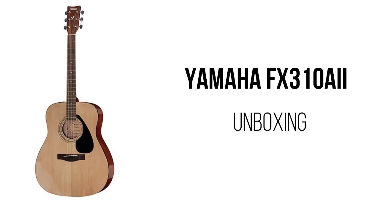 Yamaha FX310AII Full Size Electro-Acoustic Guitar Natural With Padded Bag Belt String and Picks - Combo Pack