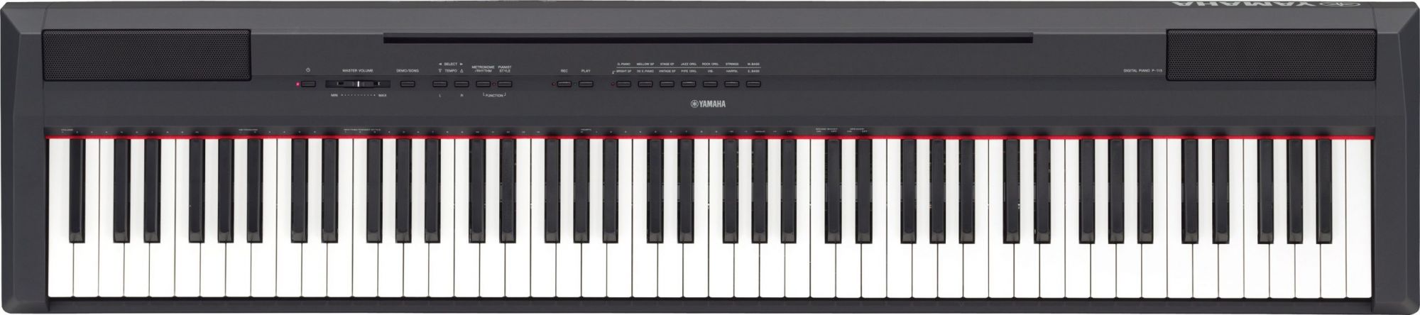 Yamaha P-115 Digital Piano - Black
