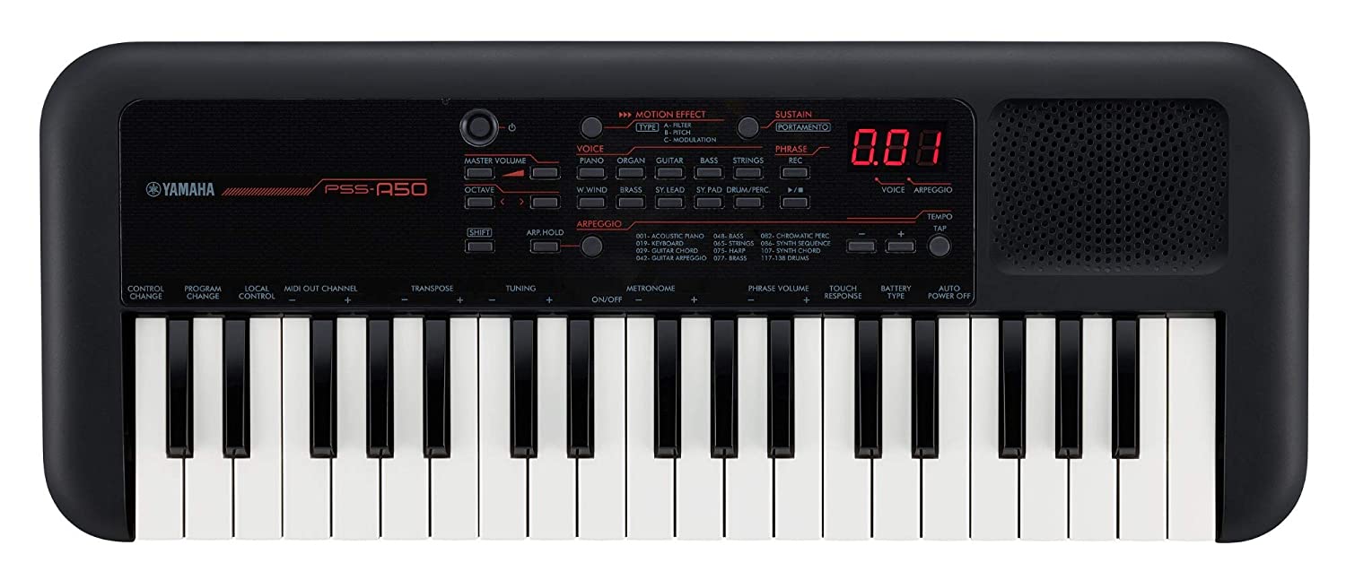 Yamaha PSS-A50 Touch Sensitive keyboard Battery and USB bus powered With Carry Bag