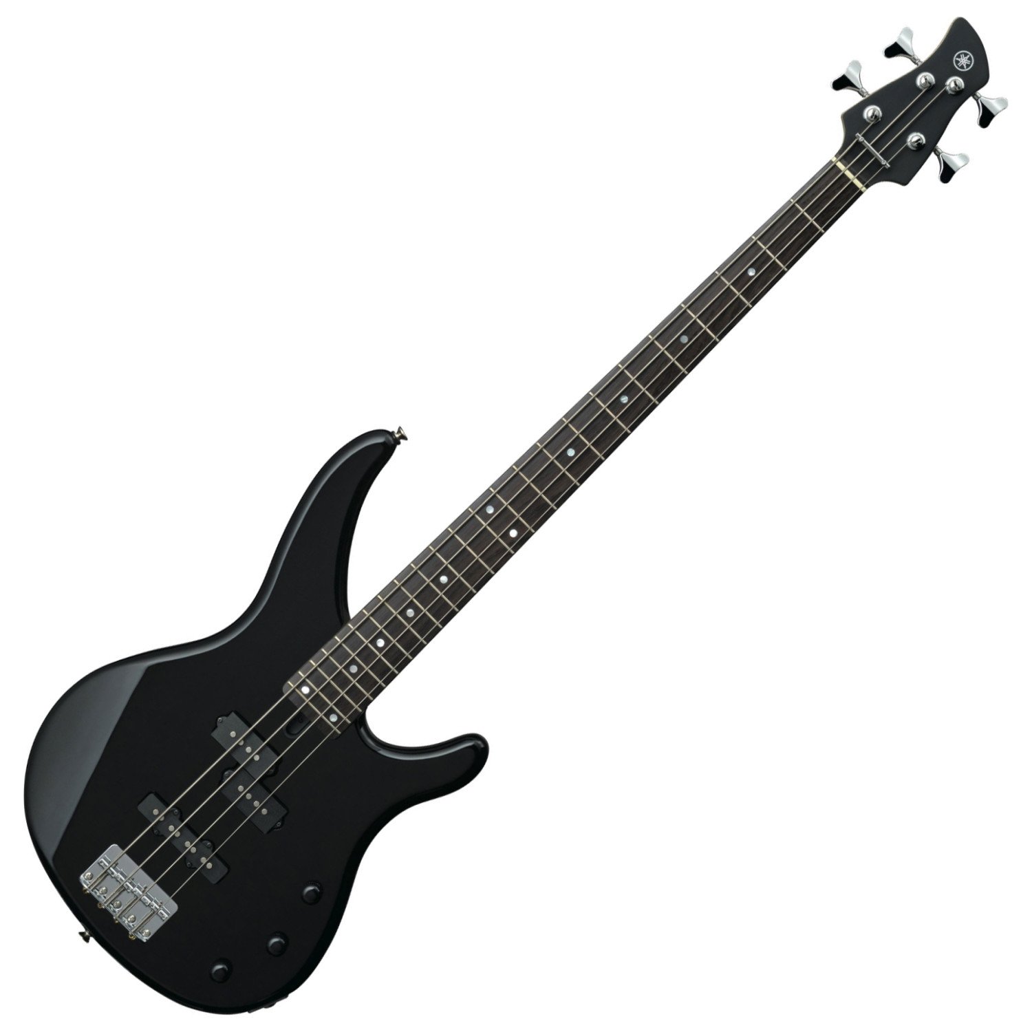 Yamaha TRBX174 Electric Bass Guitar Black With Padded Bag String Set Belt and Plectrums