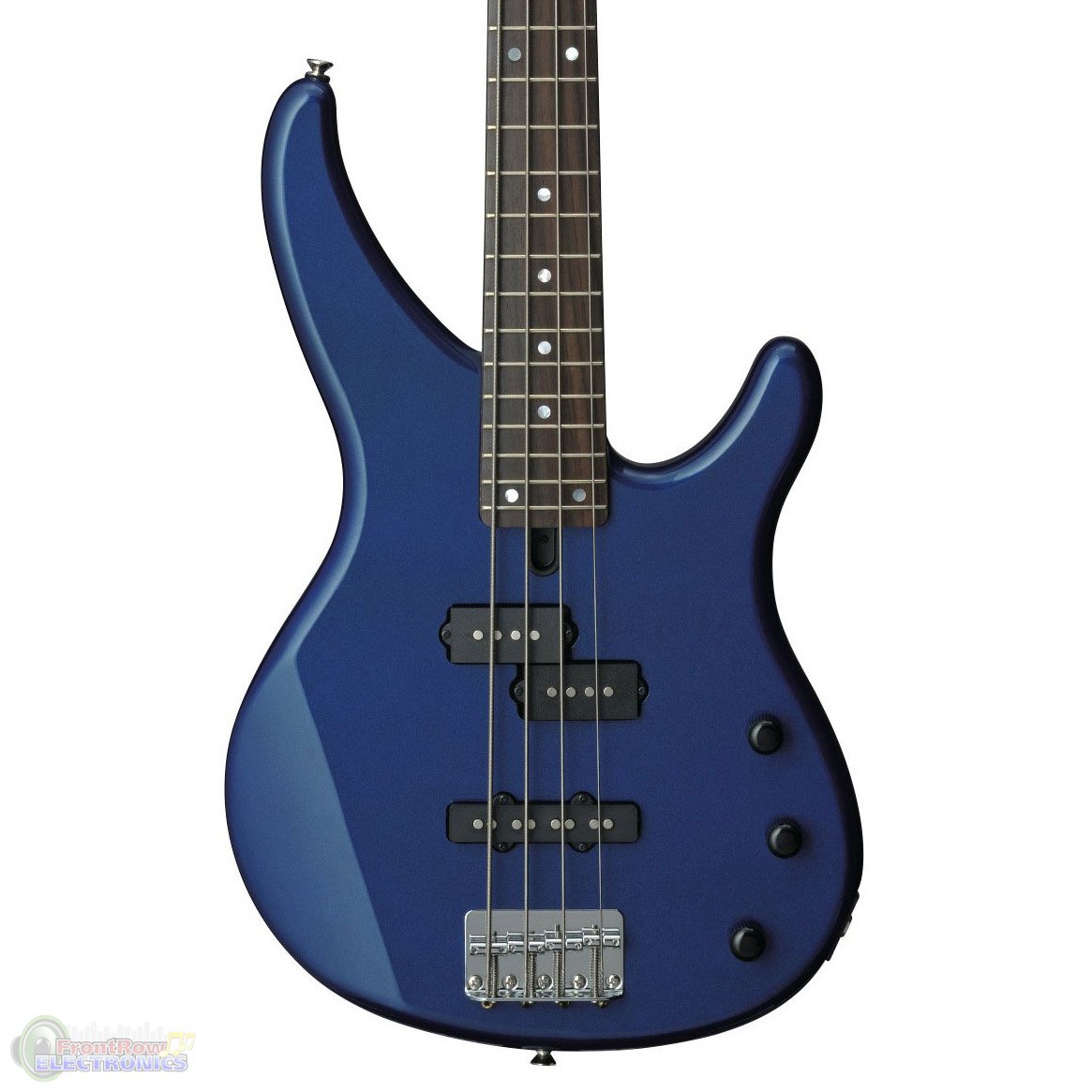 Yamaha TRBX174 4-String Electric Bass Guitar - Dark Blue Metallic With Belt String Set Padded bag and Picks