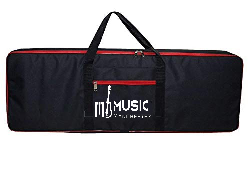 Keyboard and Piano CaseCoverBackpack For Yamaha P125B 88 Keys Heavy Duty Light weight Bag with Front PocketRed