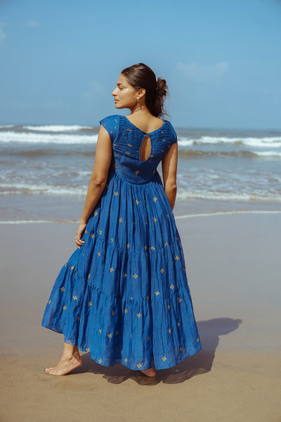 Moon Fade Dress - Luminous Blue