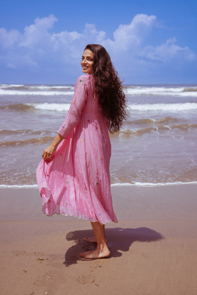 Soft Distance Dress - Bubblegum Pink