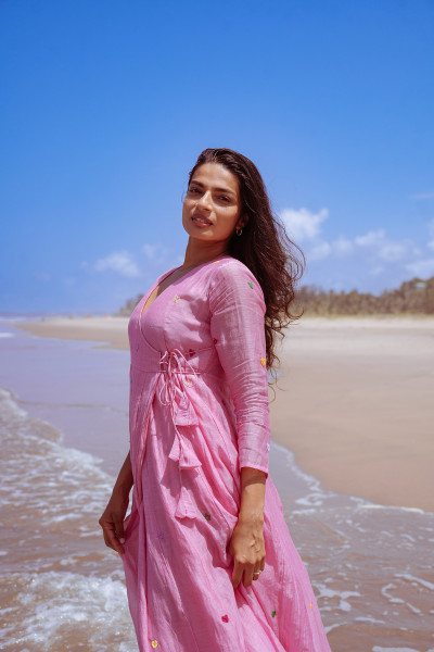 Soft Distance Dress - Bubblegum Pink
