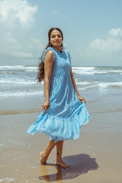Blue Hour Dress - Ice Blue