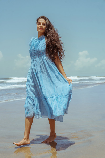 Blue Hour Dress - Ice Blue