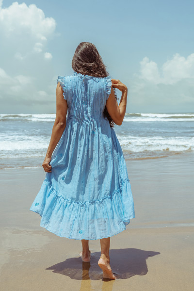 Blue Hour Dress - Ice Blue