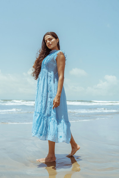 Blue Hour Dress - Ice Blue