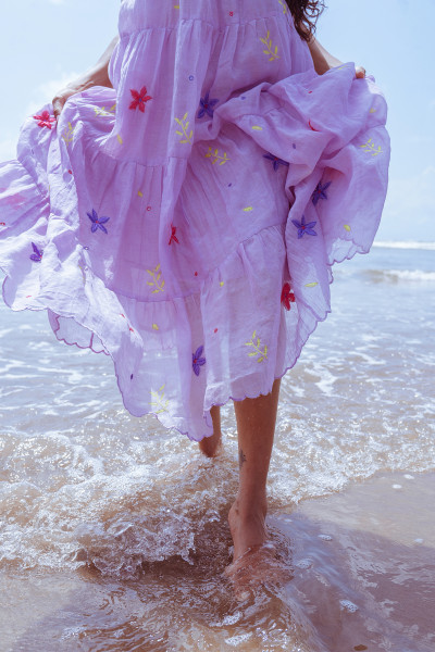 Slow Bloom Dress - Lavender