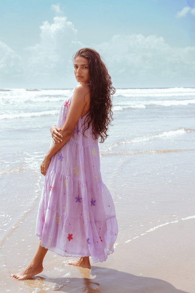 Slow Bloom Dress - Lavender