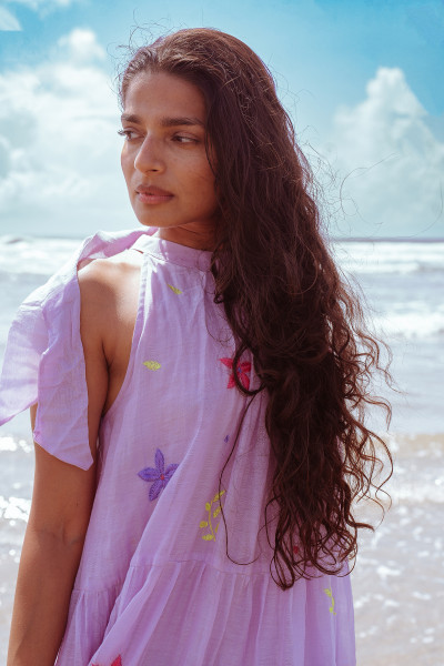 Slow Bloom Dress - Lavender