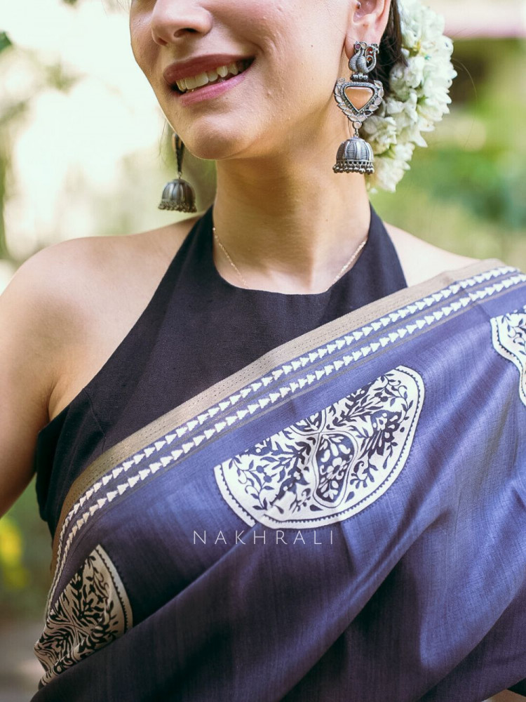 Veronica Black Halter neck Blouse