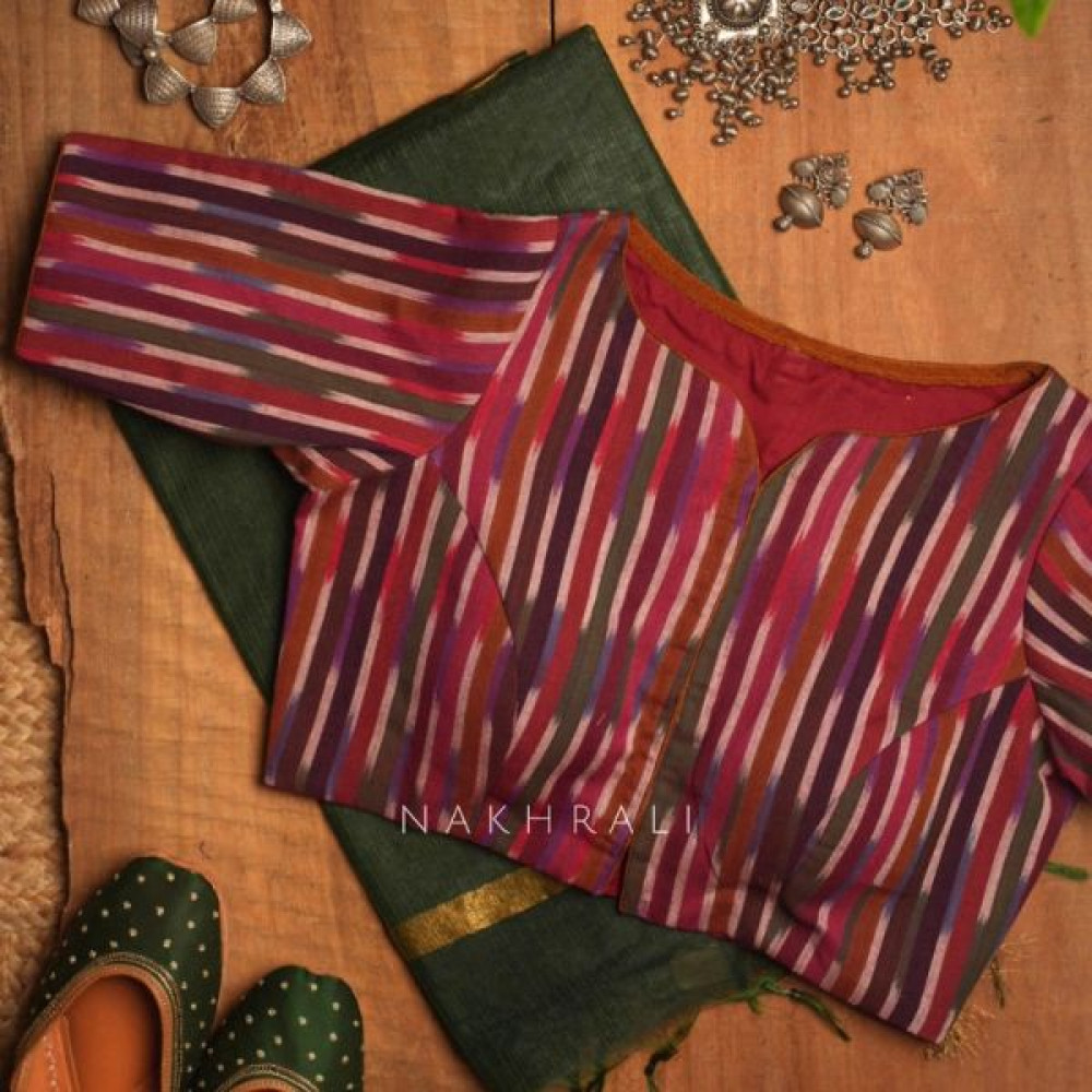 Ragini Multicolored Cotton Printed Blouse Collection