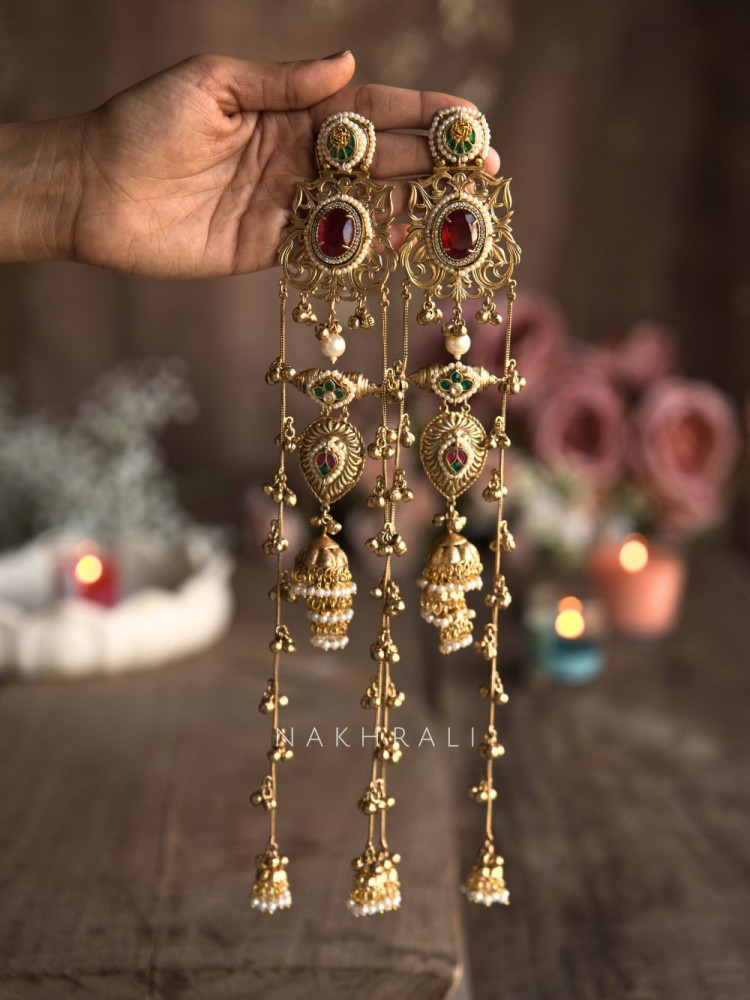 Zareen Noor Kashmiri Jhumka Earrings