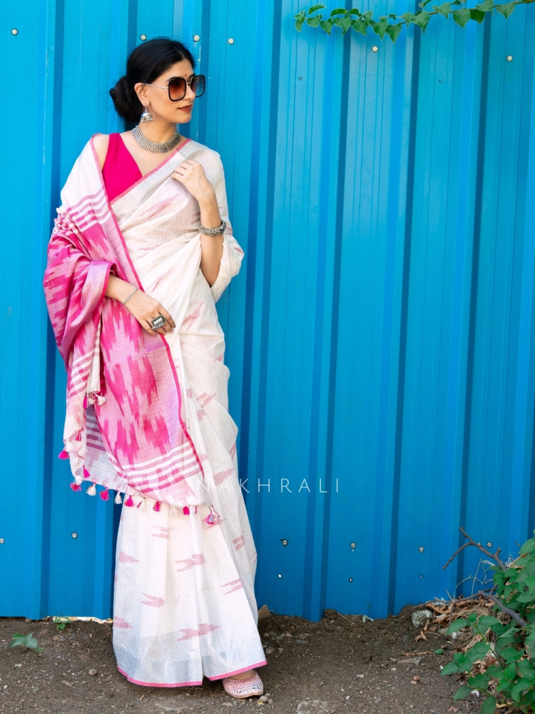 Silver Mist Saree