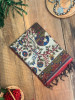 Mrigya Red Tussar Silk Saree