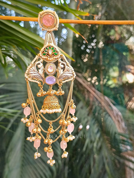 Eternal Grace Pink Dangler Earrings