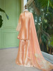 Roselle Blush Zari &amp; Sequin Kurta Palazzo Set