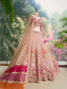 Rivara Pink Lehenga Set with Heavy Zari Sequin Work