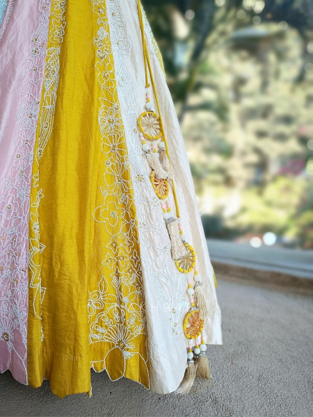 Utsaah Floral Multicolor Lehenga Set