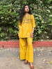 Kriti Yellow Cotton Co-ord Set